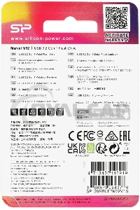 Флешка USB Silicon Power 16 Gb Marvel M02 SP016 GbUF3M02V1S USB 3.0 серебристый