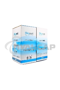Кабель SkyNet (N) Standart CSS-UTP-4-CU-N, UTP indoor 4x2x0,48, медный, FLUKE TEST, кат.5e, однож., 305 м, box, серый