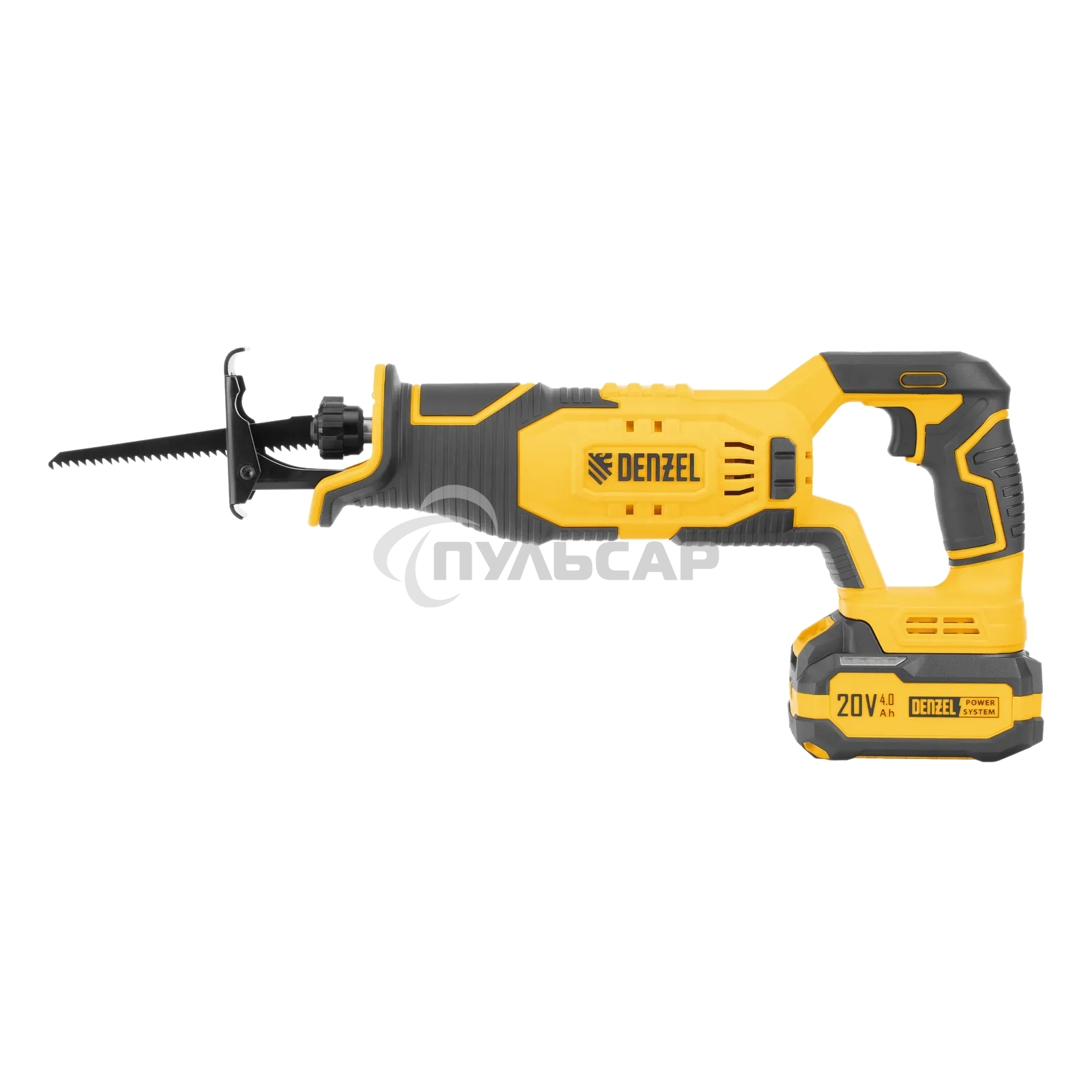 Пила сабельная Denzel RS-180 аккумуляторная Li-Ion, 20 В