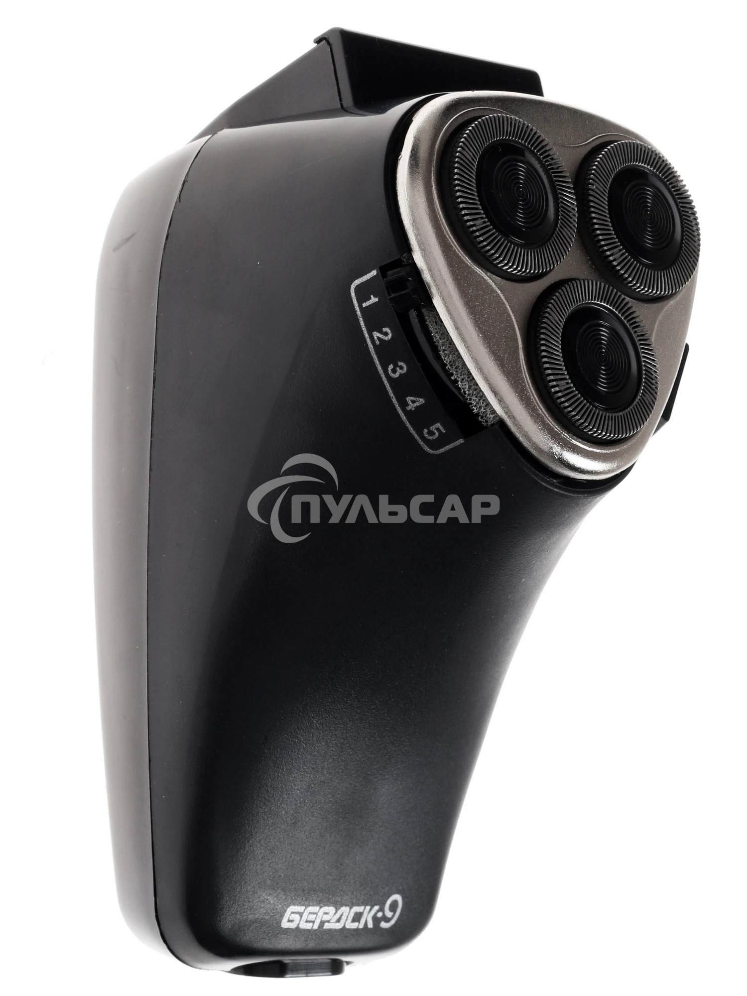 Электробритва Бердск 9 черный/стальной