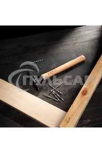 Молоток слесарный Denzel 500 г, кованый квадратный боек, буковая рукоятка