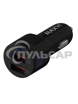 Автомобильное зарядное устройство Maxvi CCM-522 Plus T черный 5.2A