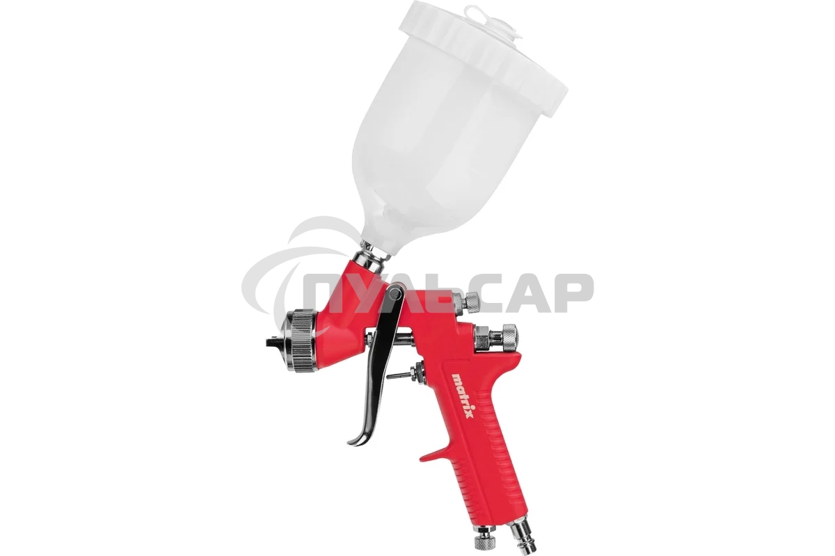 Краскораспылитель Matrix HP пневмат. с верхним бачком V= 0,6 л, сопло диаметром 1.7 мм