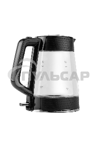 Чайник электрический Centek CT-1014 черный стекло 1.7л, 2200Вт, LED, Защита от перегрева, STRIX контроллер