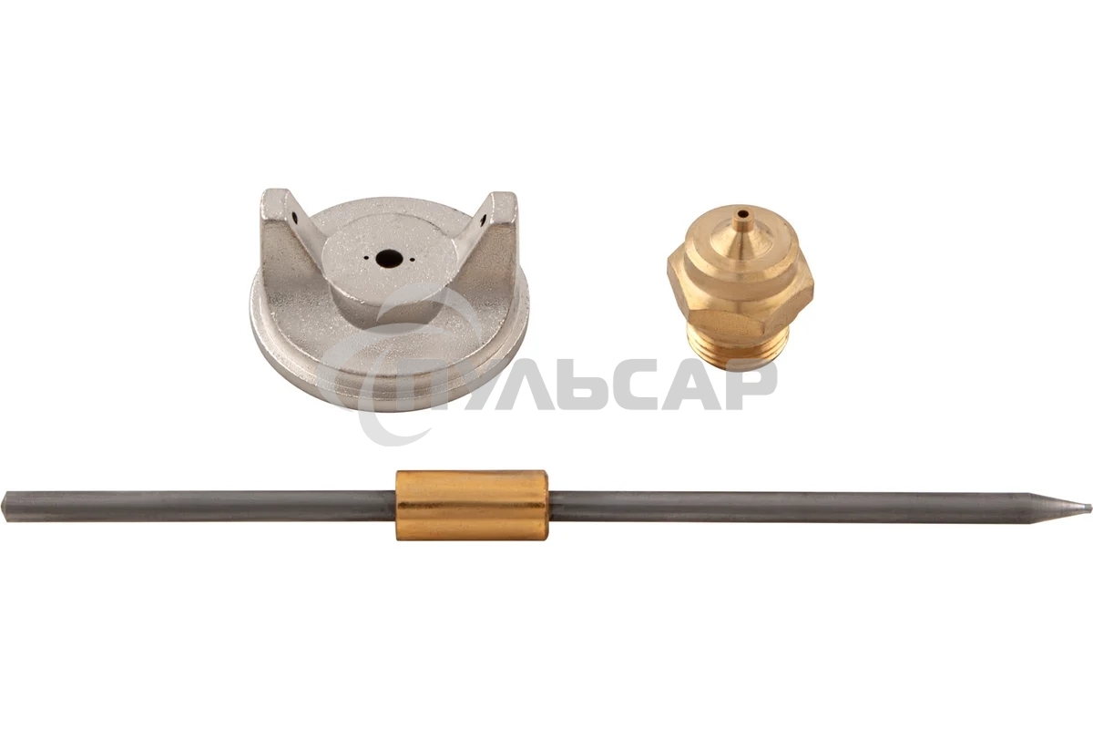 Краскопульт пневматический Matrix краскораспылитель пневмат. с верхним бачком v=1.0л + сопла