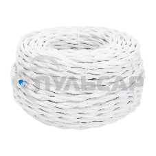 Провод ретро Bironi B1-424-71-50 2х1.5 матовый белый (уп. 50 м)