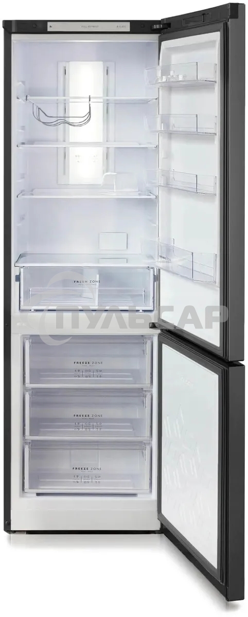 Холодильник Бирюса Б-W960NF графит двухкамерный 240/100л морозилка снизу, No Frost