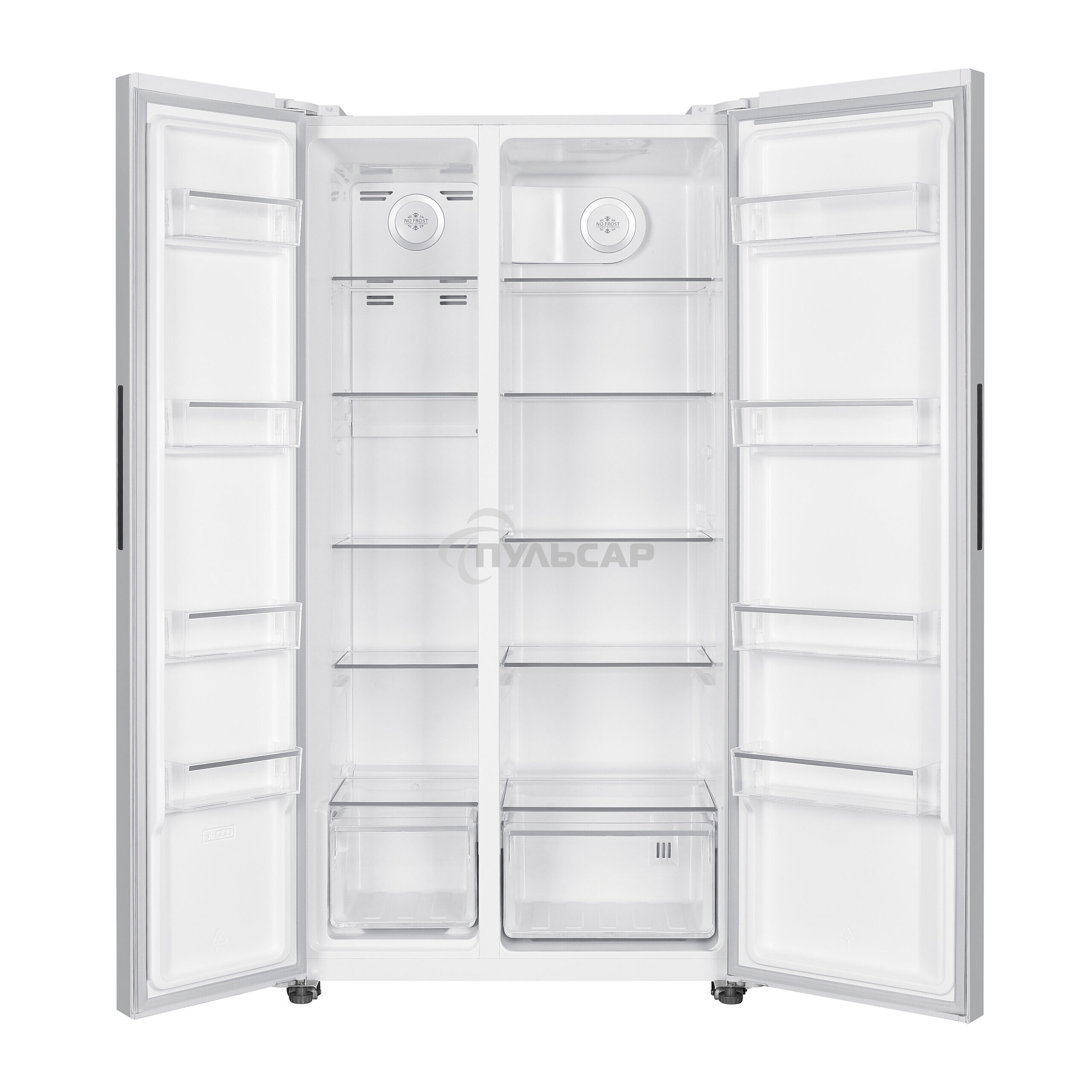 Холодильник Willmark SBS-859IW белый двухкамерный 344/177л морозилка сбоку, No Frost, Side by Side