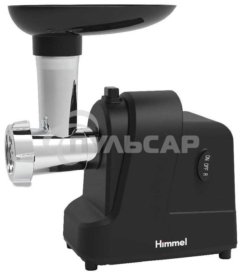 Мясорубка электрическая Himmel HM-1003 (2000Вт, реверс, 2 нас. 2реш) черная x6