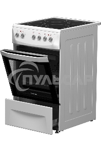 Плита электрическая Darina 1D5 EC 241 614 W белый/черный, конфорок 4 шт, духовка 50 л, 50 см x 85 см x 60 см