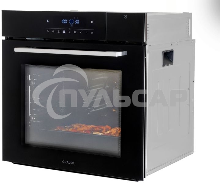 Духовой шкаф-пароварка электрический встраиваемый Graude BMDP 60.1 E черный/серебристый