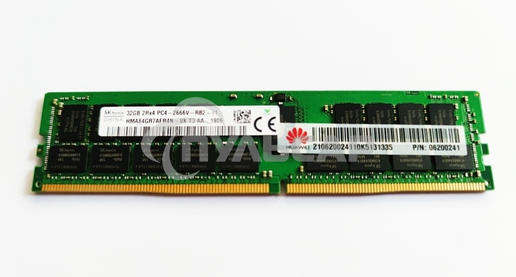 Оперативная память Huawei, DDR4, 32Gb (1x32Gb), 2666MHz, CL19, ECC, RDIMM