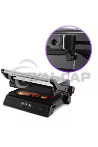 Электрогриль Kitfort КТ-3682 2000Вт черный/серебристый