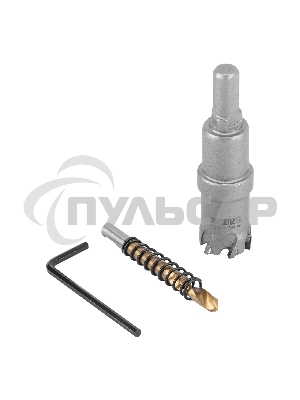 Коронка по металлу Denzel твердосплавная, 21 мм