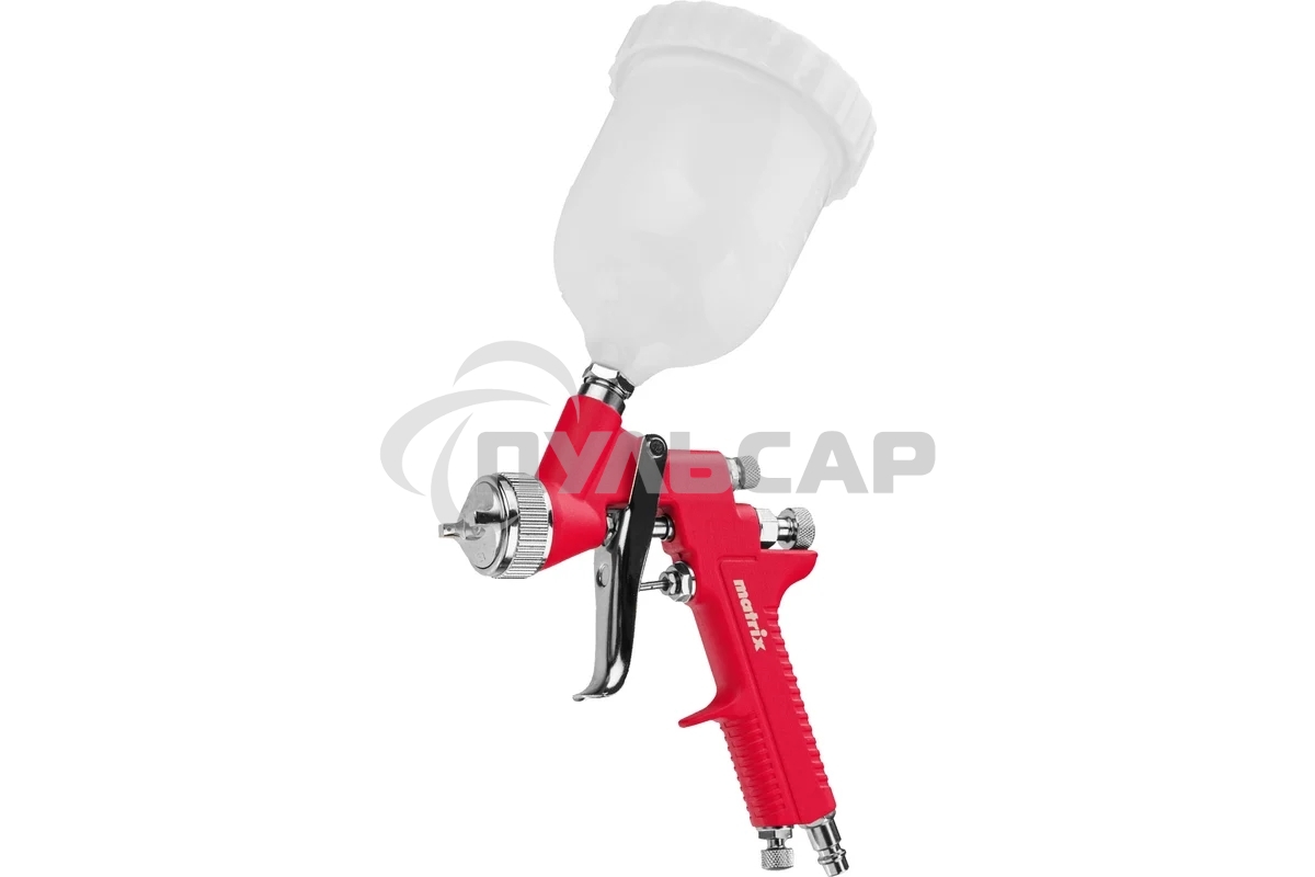 Краскораспылитель Matrix HP пневмат. с верхним бачком V= 0,6 л, сопло диаметром 1.7 мм