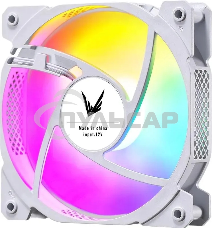 Вентилятор для корпуса Aerocool / Formula Cosmic 12WH FR RGB белый, 120 мм, 1100 об/мин, 22.3 дБ, 4 pin