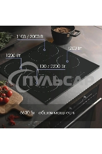 Электрическая варочная панель Zigmund & Shtain CN 43.6 B Hi-Light, независимая, черный