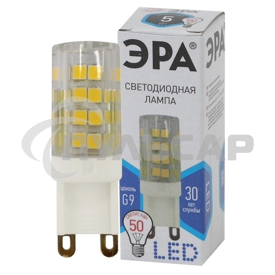 Лампа светодиодная ЭРА Б0027864 STD LED JCD-5W-CER-840-G9