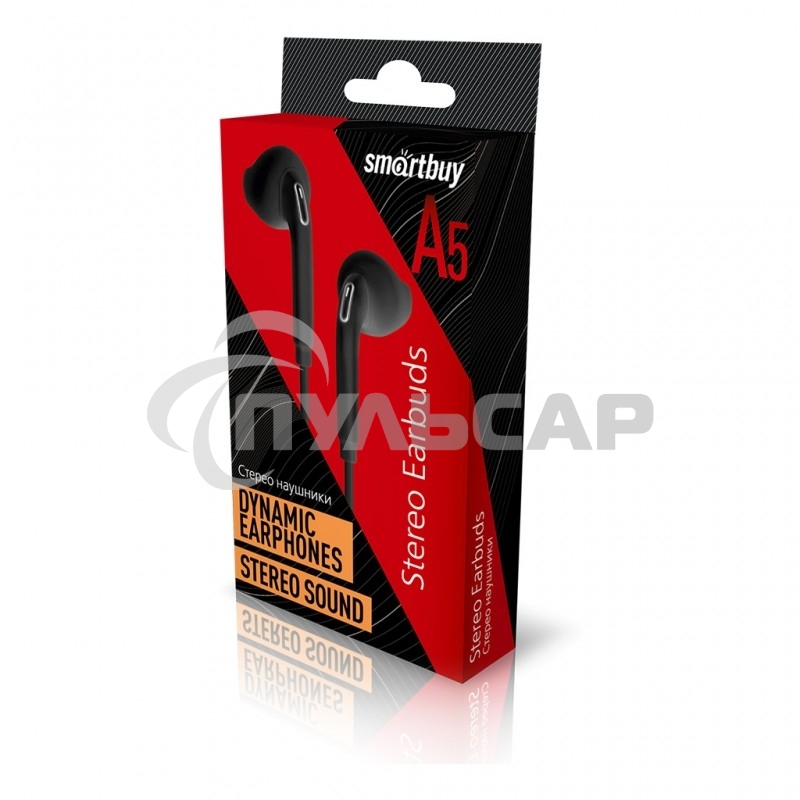 Внутриканальные наушники Smartbuy (SBE-201K) A5, черный