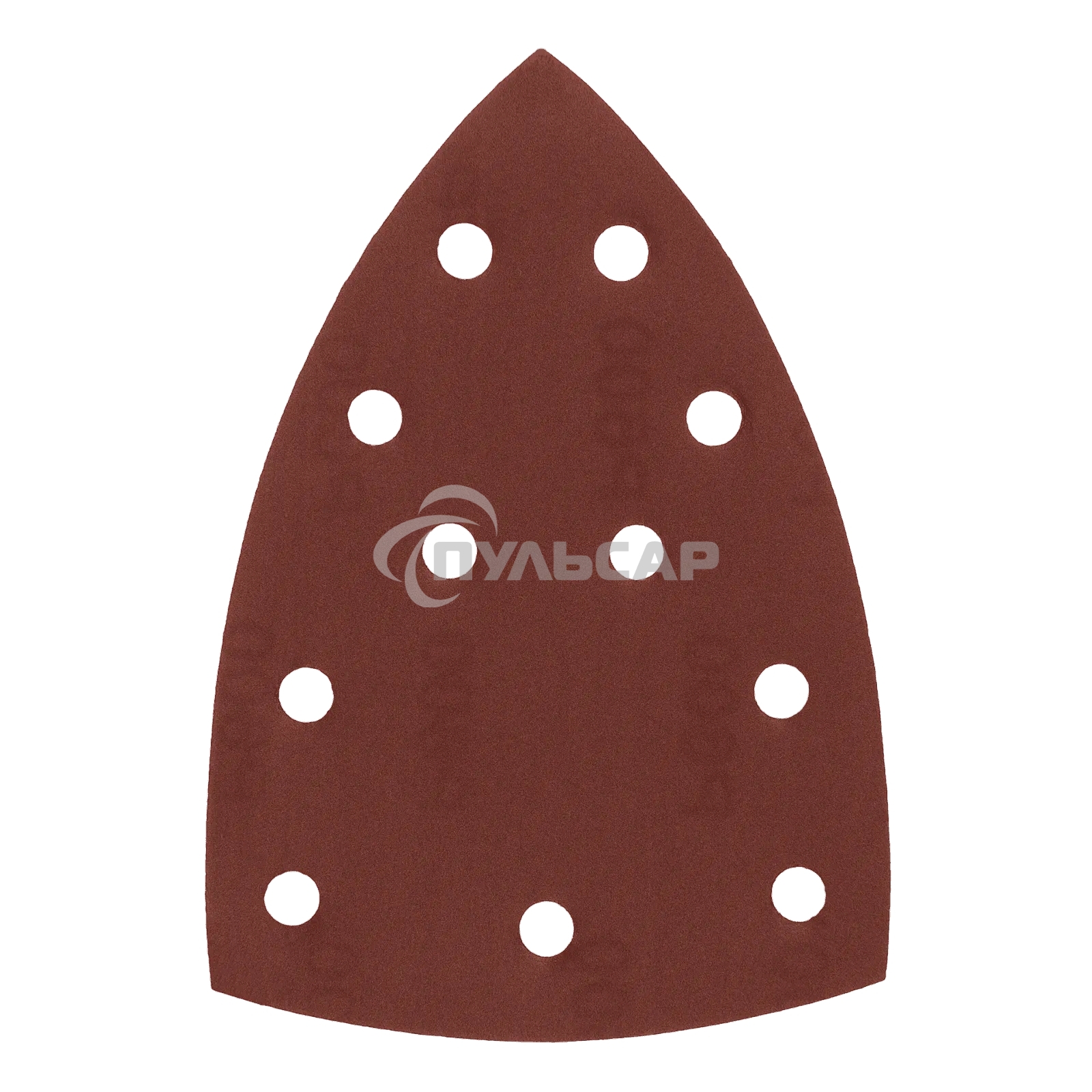 Треугольник абразивный Denzel на ворc. подложке под 