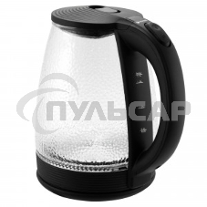 Чайник электрический Vitek VT-7003 1.7 л, 2200 Вт, стекло, черный