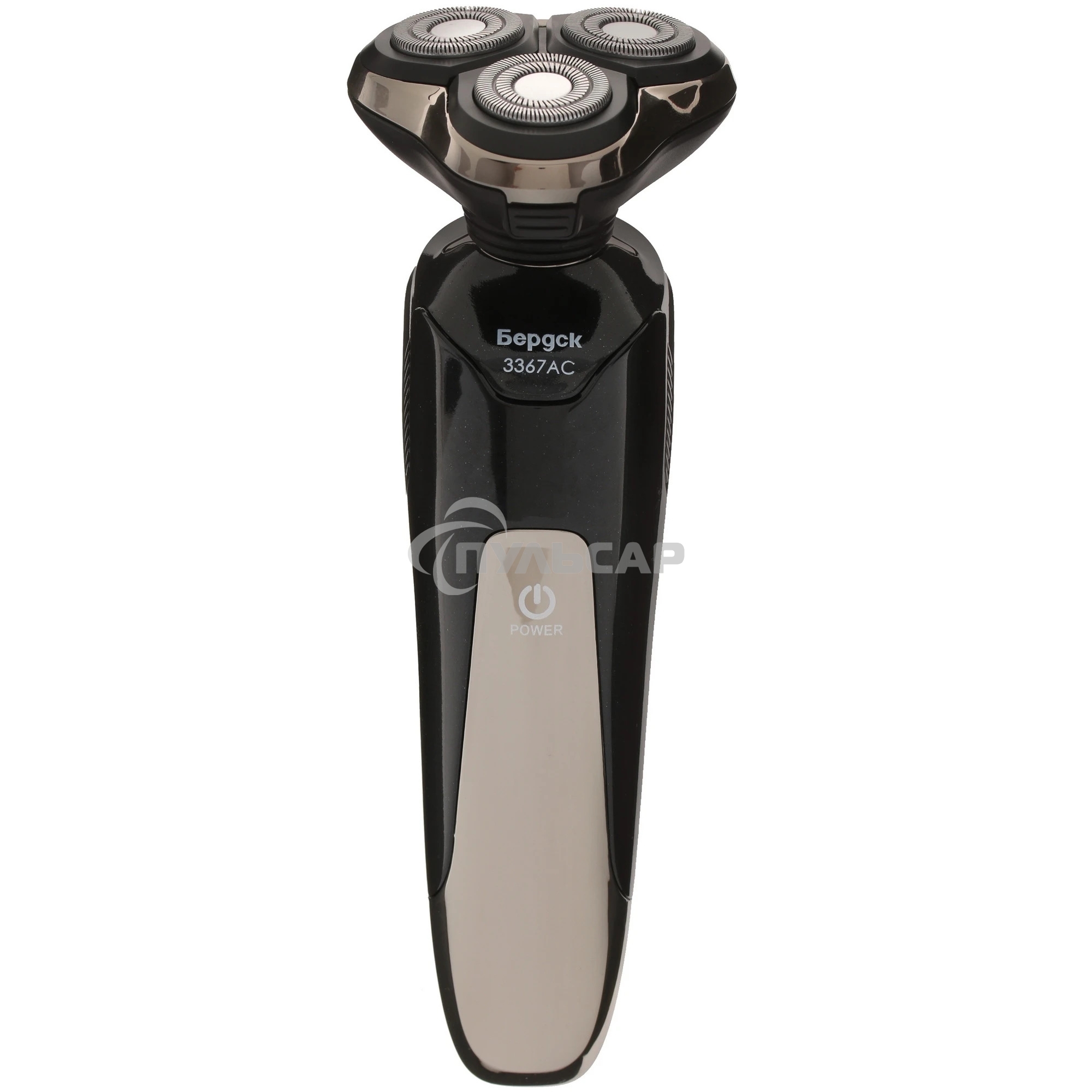 Электробритва Бердск 3367АС черный/серый