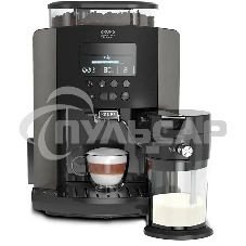 Кофемашина Krups Arabica Latte EA819E10 1450Вт черный/коричневый