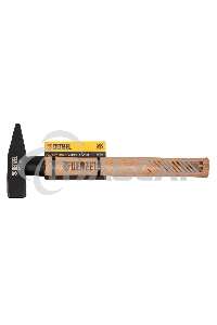 Молоток слесарный Denzel 500 г, кованый квадратный боек, буковая рукоятка