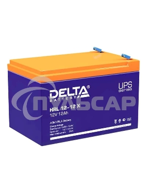 Батарея Delta HRL 12-12 X (12А\ч, 12В) свинцово- кислотный аккумулятор