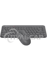 Комплект клавиатура + мышь A4Tech Fstyler FG3200 Air2 клав:серый мышь:серый USB беспроводная slim Multimedia