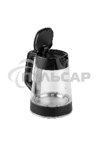 Чайник электрический Centek CT-1014 черный стекло 1.7л, 2200Вт, LED, Защита от перегрева, STRIX контроллер