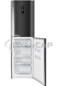 Холодильник Atlant ХМ-4623-159-ND черный металлик двухкамерный 187/125л морозилка снизу