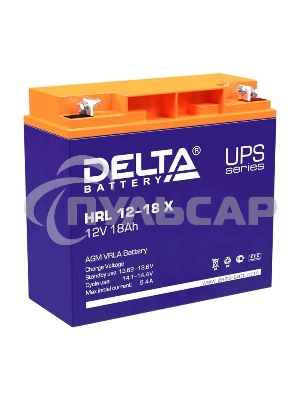 Батарея Delta HRL 12-18 X (17.8 А\ч, 12В) свинцово- кислотный аккумулятор