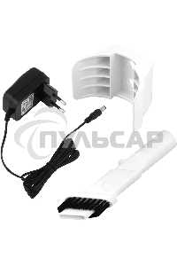 Пылесос вертикальный Coolfort CF-3003 белый, питание от аккумулятора, 260 Вт, уборка сухая, пылесборник 0.5 л, работа от АКБ max 40 мин.