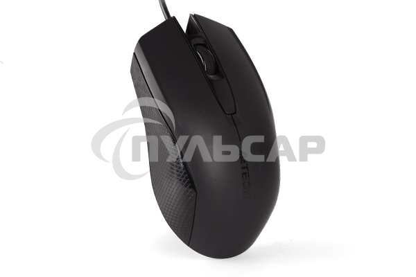 Мышь проводная A4Tech OP-760 черный, 1200 dpi, USB, кнопки - 3