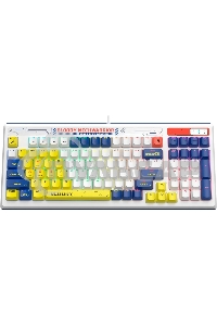 Клавиатура проводная A4Tech Bloody B950 USB синий/белый