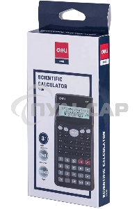 Калькулятор научный Deli E1705 черный 10+2-разр.