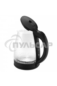 Чайник электрический Vitek VT-7003 1.7 л, 2200 Вт, стекло, черный