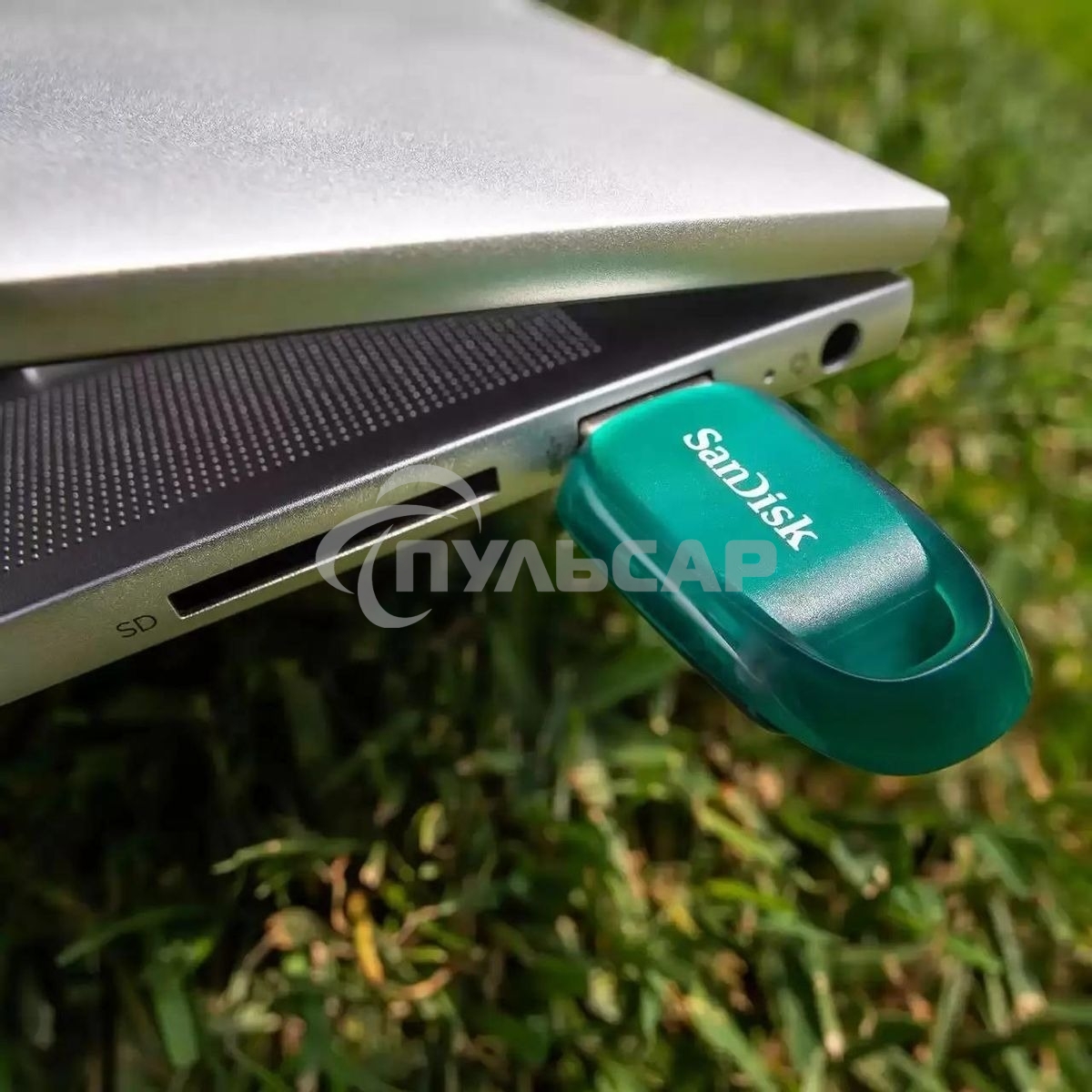 Флешка USB 256 Gb SanDisk CZ96 Ultra Eco, USB 3.2 Green