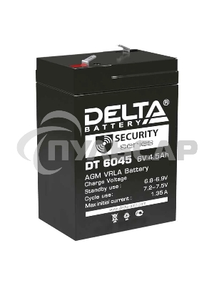 Батарея Delta DT 6045 (6V, 4.5Ah)