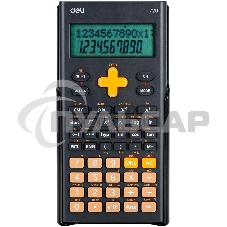 Калькулятор научный Deli E1720-black черный 12-разр.