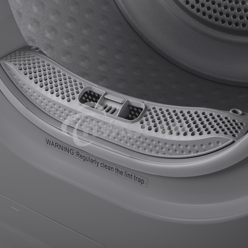 Сушильная машина Maunfeld MFDM168SL02 нержавеющая сталь, 8 кг, сушка - тепловой насос, программ - 16, 59.5 x 84.5 x 61 см