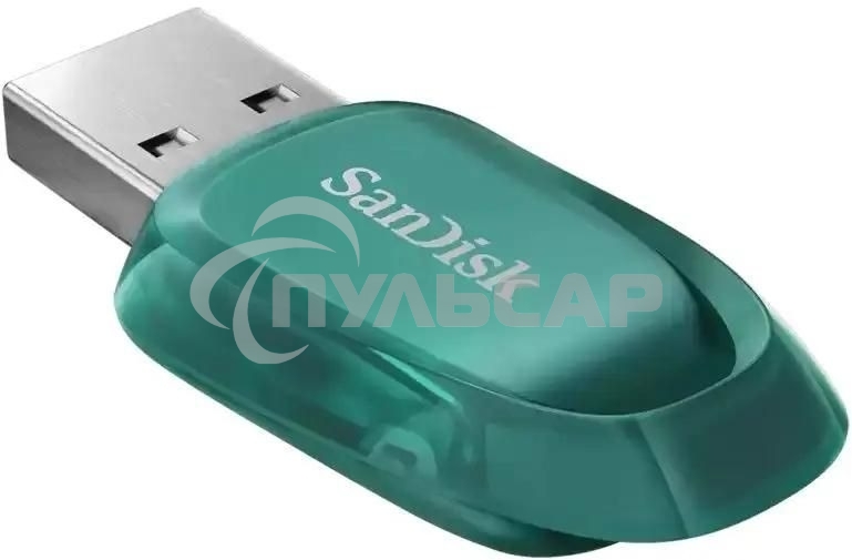 Флешка USB 256 Gb SanDisk CZ96 Ultra Eco, USB 3.2 Green