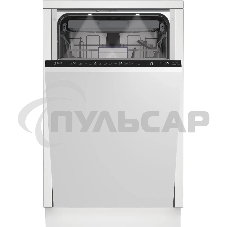Встраиваемая посудомоечная машина Beko BDIS38120A, черный, 44.8 см, 11 компл., 45 дБ, класс A