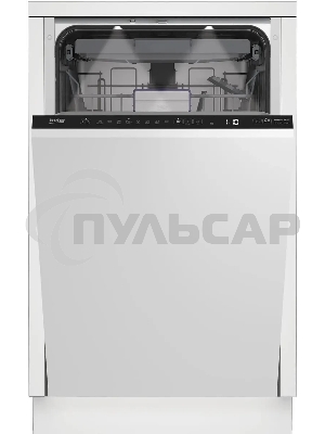 Встраиваемая посудомоечная машина Beko BDIS38120A, черный, 44.8 см, 11 компл., 45 дБ, класс A