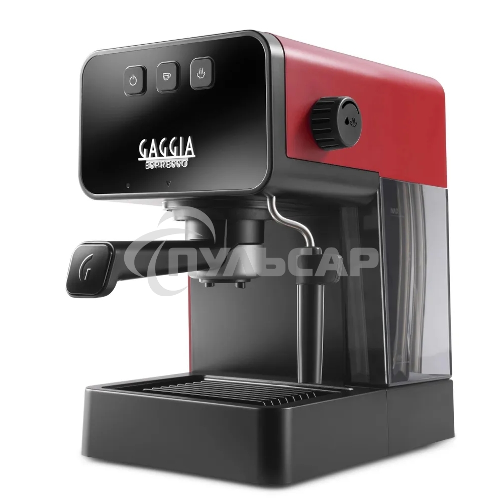 Кофеварка рожковая Gaggia EG2111/03 Style красный/черный, чалды, 1.2 л, 1900 Вт, 15 бар