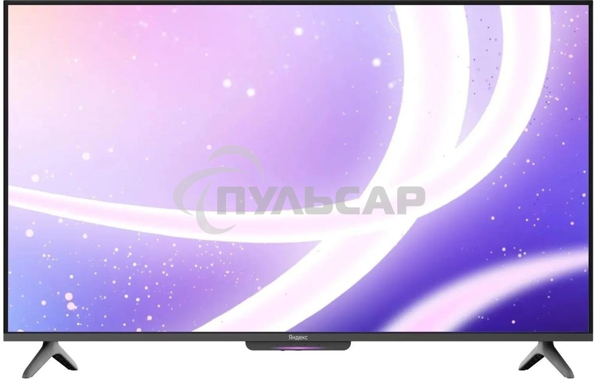 Телевизор Яндекс 55'' YNDX-00076 черный LED UHD 60Hz Бейсик с Алисой на YaGPT 3/32Gb