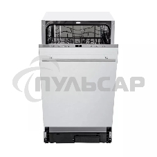 Встраиваемая посудомоечная машина DeLonghi DDW 06S Basilia, серебристый, 44.8 см, 9 компл., 49 дБ, класс A++