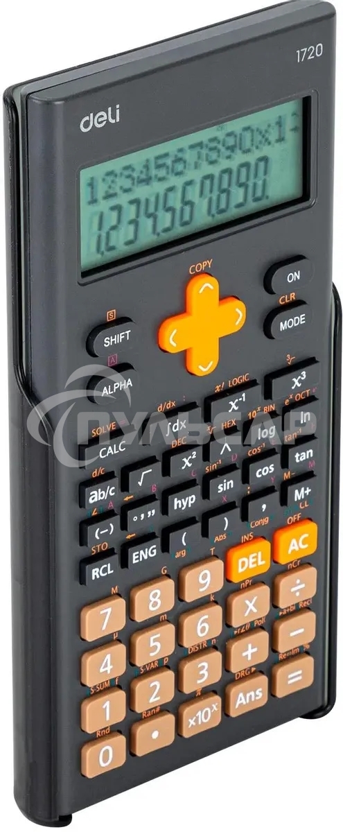 Калькулятор научный Deli E1720-black черный 12-разр.