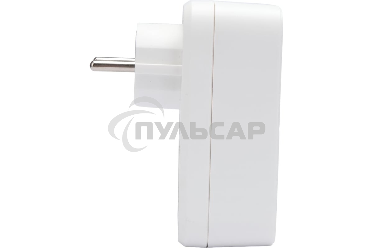 Сетевой фильтр Гарнизон SKT-1-CU2-W 2.0 Мультипорт однорозеточный, 1р, 16А, 1xType-C, 2 х USB, ур.защиты 2+, белый (21440)